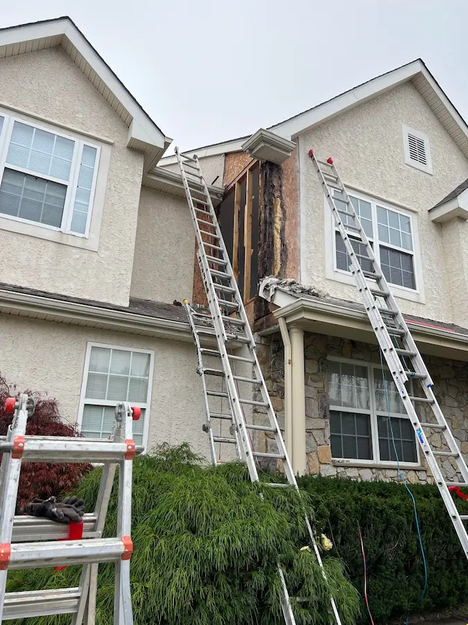 stucco repair and inspection on house by prostone