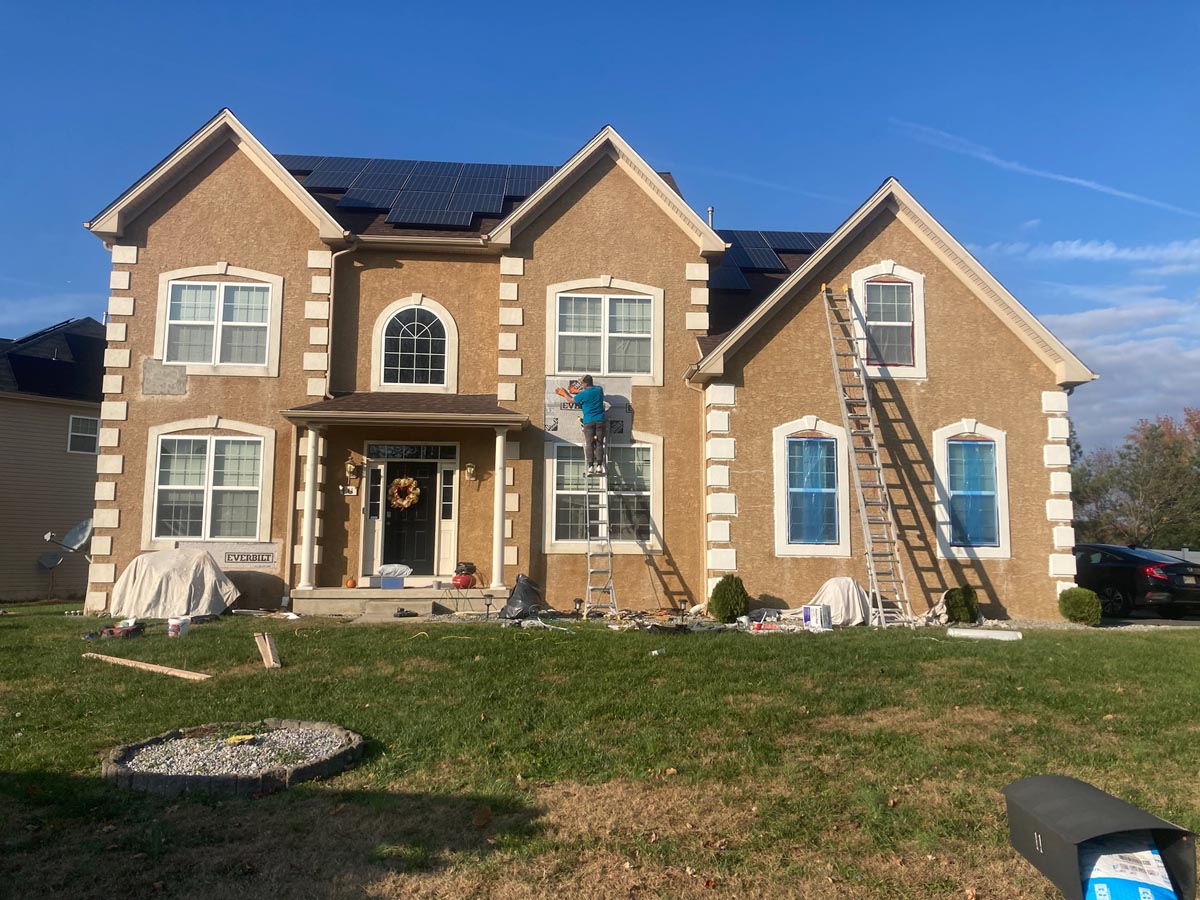 Stucco Remediation / Restoration - Carneys Point NJ - Our Projects ...