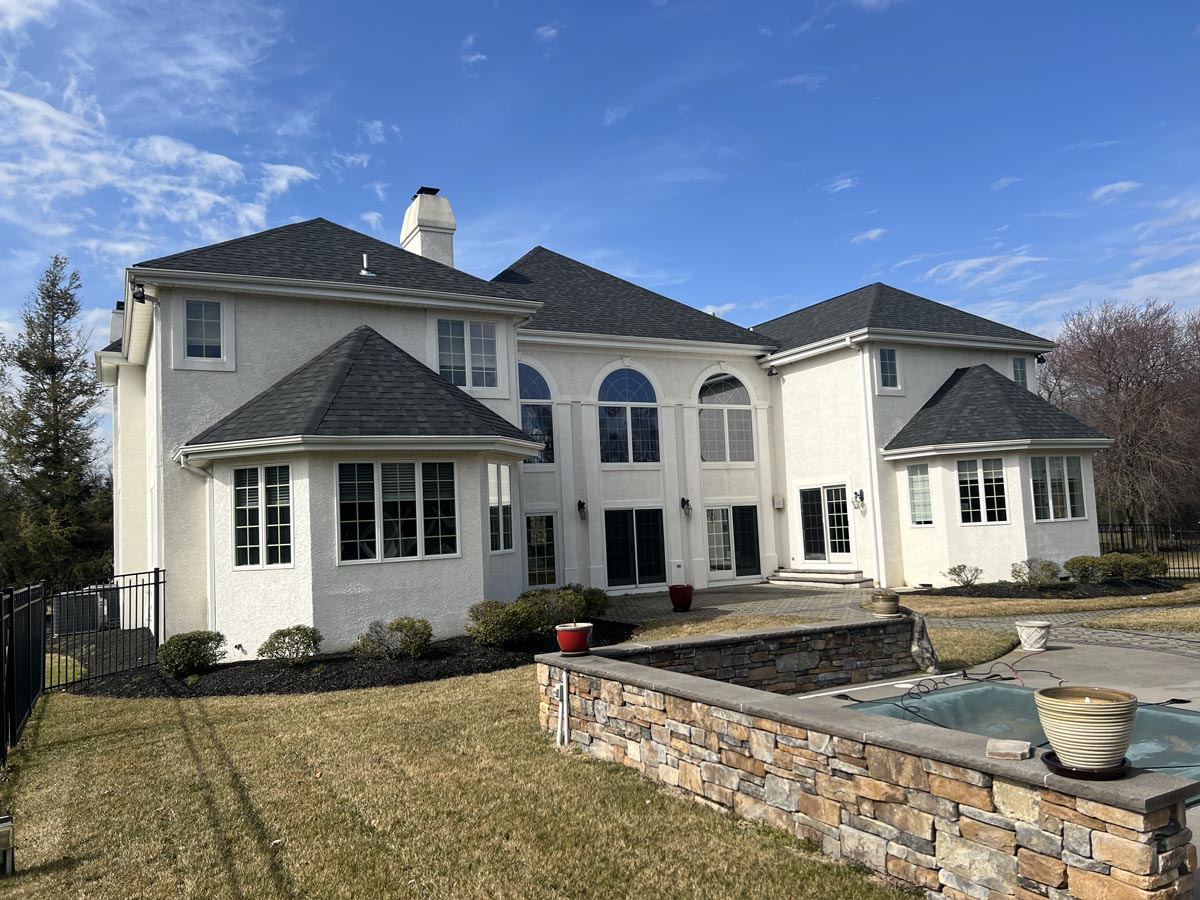 House Stucco Restoration - Our Projects - ProStone Construction