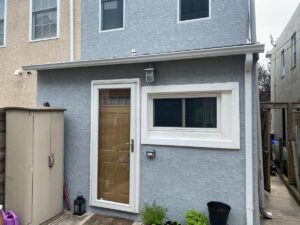 stucco siding repair before and after installation