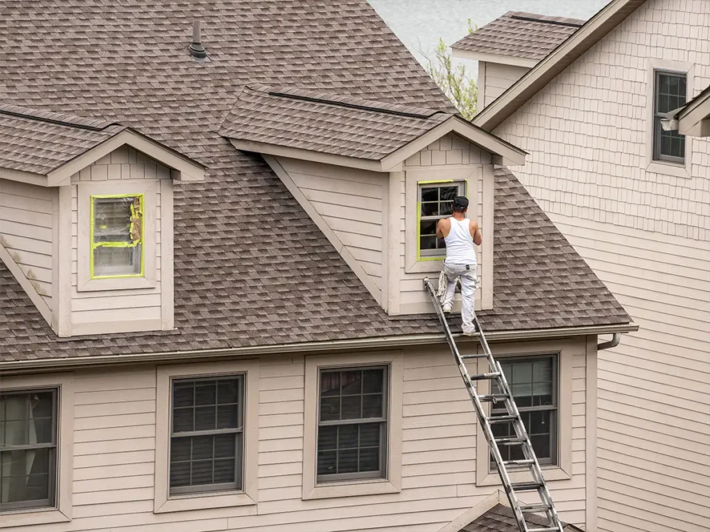 Exterior house painting stucco repainting